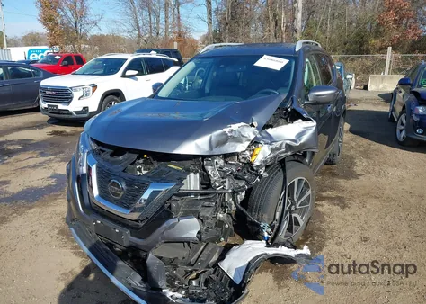 2020 Nissan Rogue Sl Intelligent Awd z USA, uszkodzony, nr VIN 5N1AT2MV9LC762318